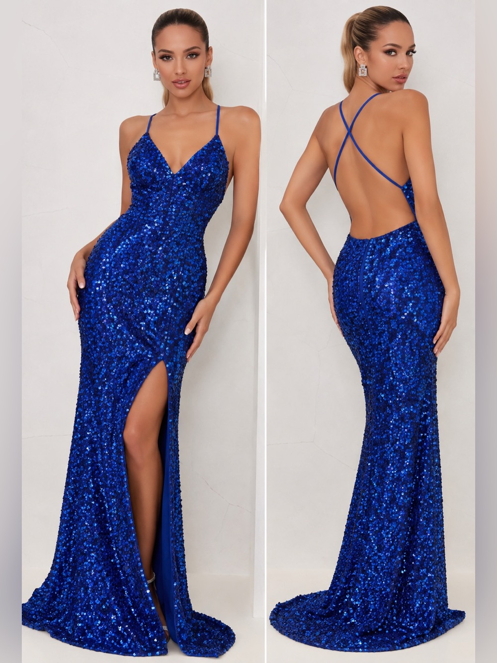 Chandalier 30086 electric blue size 4 NWT brand new never worn before